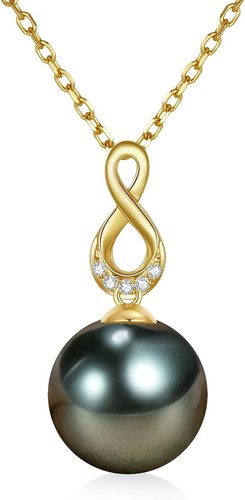 Collana nonnyllei perla nera - nonnyllei,