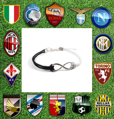 Bracciale infinito squadra - bracciale, di
