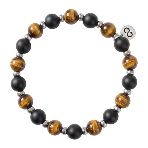 Bracciale uomo pietre naturali - uomo,