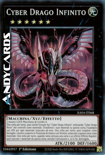 Cyber drago infinito super - infinito, •
