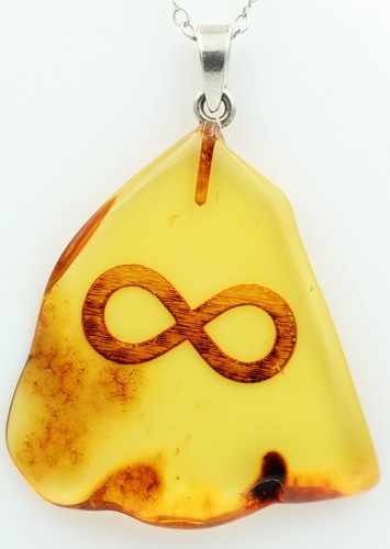Pendente infinito ambra - infinito, in
