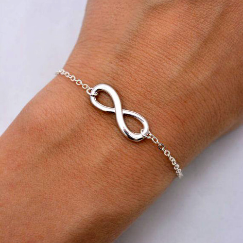 Bracciale infinito argento - infinito, da