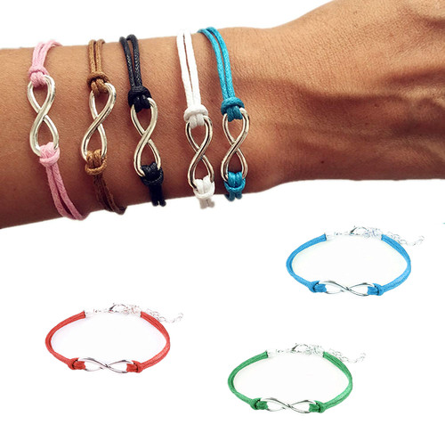Bracciale con infinito - bracciale, argento